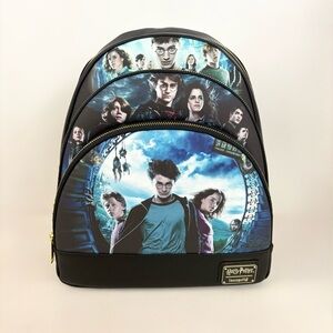 Loungefly Harry Potter Trilogy Series 2 Triple Pocket Hard Tag Mini Backpack